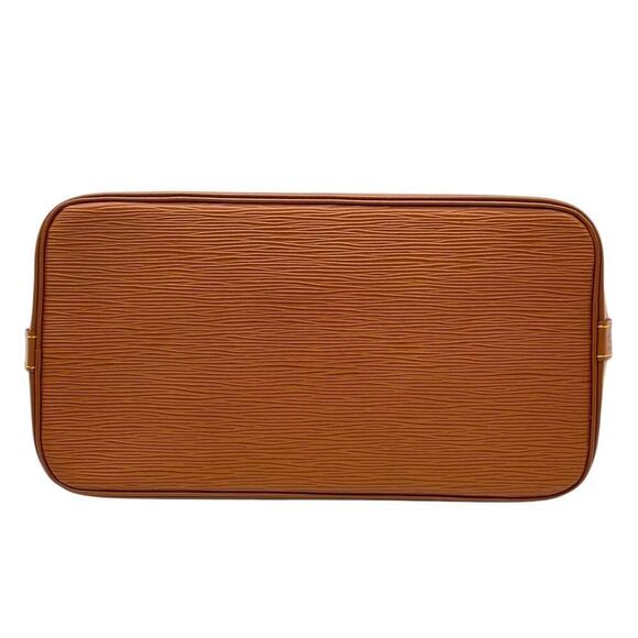 Louis Vuitton Epi Alma Brown Zipangu Gold Handbag W/ Padlock, Keys & Dustbag Y2K - Picture 15 of 16